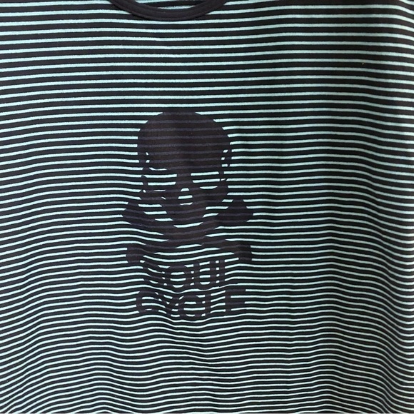 Lululemon | SOULCYCLE Cool Racerback In Hyper Stripe Blue Moon / Inkwell Size 8 - Picture 5 of 8